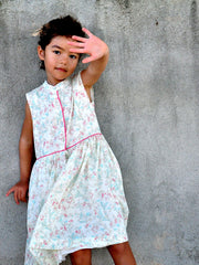 Banded Collar Dress GP Cotton - vsolochildren