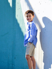 Boy Banded Collar Shirt B LS - vsolochildren