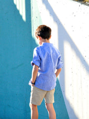 Boy Banded Collar Shirt B LS - vsolochildren