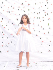 Embroidered Cotton Dress - vsolochildren