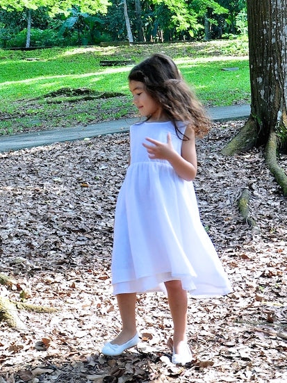 Layered Dress White - Sold Out. - vsolochildren