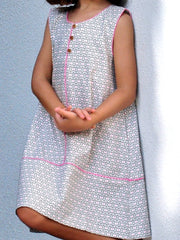 Pinafore Cotton Dress - vsolochildren